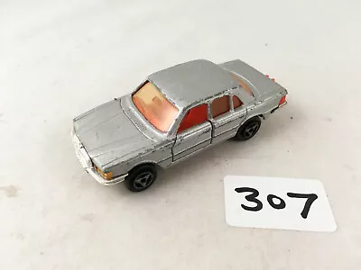 Vintage Majorette France # 249 Mercedes Benz 450 Se 1:60 Diecast Toy Car Silver • £9