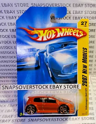 2007 Hot Wheels Kmart Exclusive Orange Volkswagen Golf Gti Hw #27 1st Release • $15.95