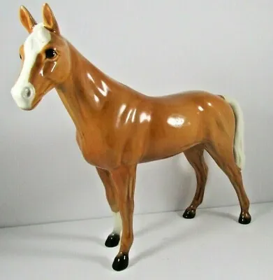 $99 • Buy Collectible Brown Posed Porcelain Horse Figurine By Goebel West Germany