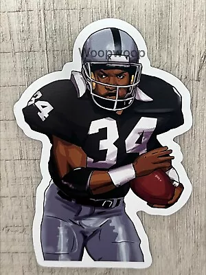 Bo Jackson~ STICKER ~Las Vegas RAIDERS - #34 Formally Oakland NFL Vinyl • $5.37