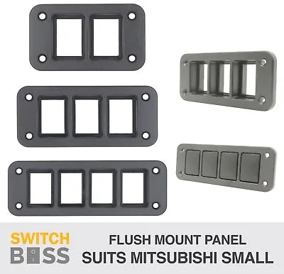 Flush Mount PUSH SWITCH Panel Only ALL SIZES Mitsubishi SMALL Switch LED 12V 24V • $13.50