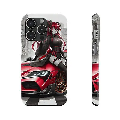 Red Supra Mk5 Anime Phone Case For IPhone 15 14 13 12 11 X Pro Max • $24.99