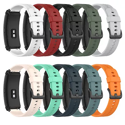 16MM Silicone Strap Watchband Belt For Huawei Watch Fit Mini Bracelet B3/B6/B7 • $6.01