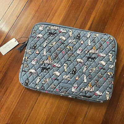 VERA BRADLEY Cats Meow Laptop Computer Sleeve Bag Case NWT • $55