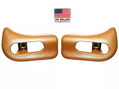 2 Palomino Textured Sun Visor Trim Caps  For Mercedes R129 SL500 SL600 94-01 • $46.95