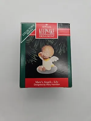 Hallmark Lily Mary's Angels 5th In Series 1992 Ornament QX4274 • $44.99