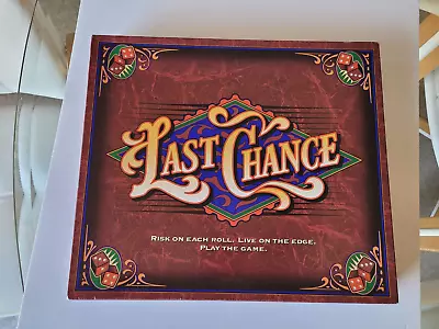 $33 • Buy Last Chance Dice Rolling Board Game Milton Bradley Vintage 1995