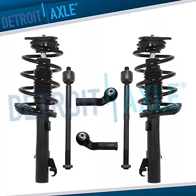 6pc Front Struts W/Coil Spring Inner Outer Tie Rods For Volvo C70 C30 V50 S40 • $146.12