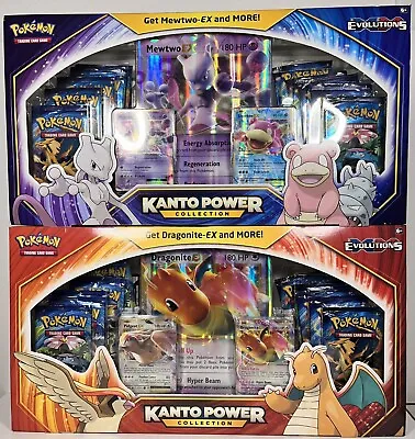 KANTO POWER Pokémon Evolutions Mew Two Dragonite EX Sealed New In Box 2020 • $410