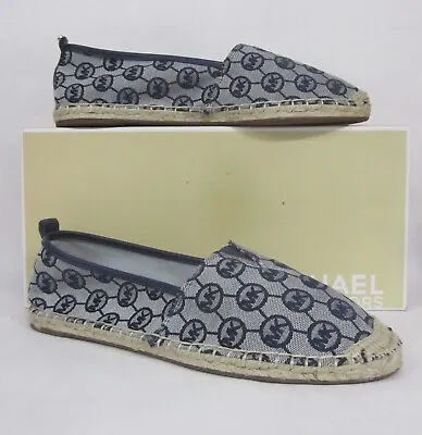 Michael Kors Dan Meg Slip On Monogram Jacuard  Flat - Size 9 • $99.99