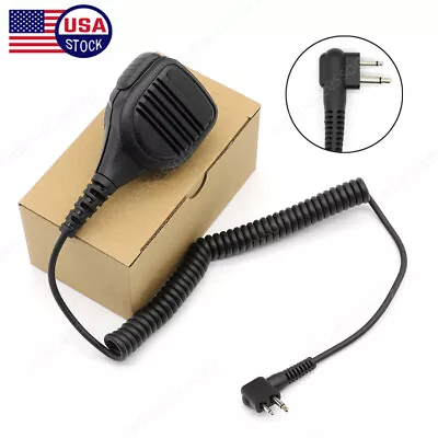 NEW PMMN4013 2-Pin Speaker Mic For MOTOROLA EP450 CP185 PR400 CT250 CT450 Radio • $13.59