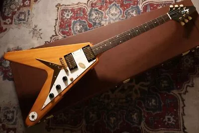 Epiphone        Inspired By Gibson  1958 Korina Flying V Aged Natural • $1653.17