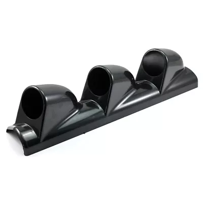 2.4in 60mm Car Pillar 3 Triple Hole Dash Gauge Pod Mount Holder Light Shield ABS • $22.40