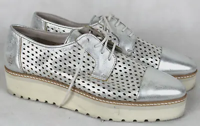 Marc O Polo Platform Shoes Lace Up Ladies Gr.40 (7) Very Good Condition • £62.44