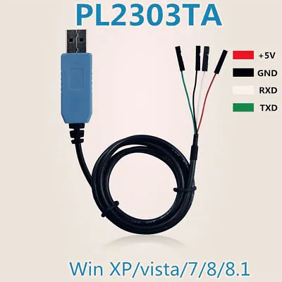 A● 10* PL2303TA USB TTL To RS232 Converter Serial Cable Module • $24.75