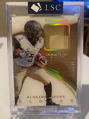 2020 Immaculate Collection Collegiate Ke'Shawn Vaughn Gloves Relic 96/96 Vandy • $15