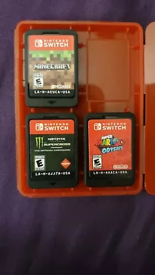 3 Nintendo Switch Games. Mario Minecraft. Supercross.  • $100
