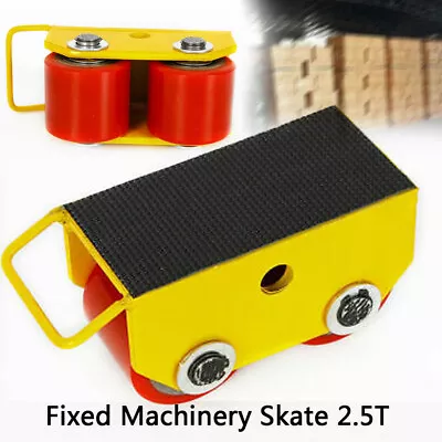 Heavy Duty Industrial Machinery Dolly Skate Mover Trolley 2 Rollers 2.5T 5500lbs • $24.70