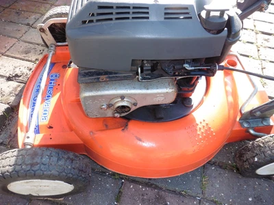 £65 • Buy HUSQVARNA Master Garden MULCHING Petrol Mower Alloy Deck KAT Exhaust Runs Cuts