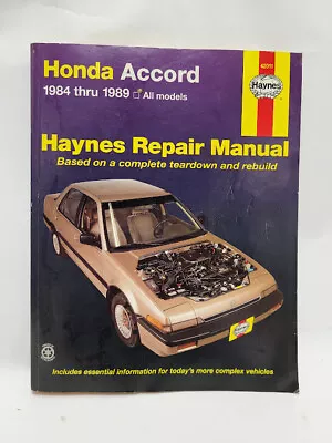 Honda Accord 1984-1989 Haynes Repair Manual 42011 • $5.35