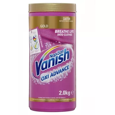 Vanish Napisan Gold Pro Multi Power Stain Remover & Laundry Booster Powder 2kg • $27.04