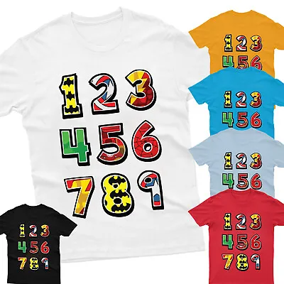 NEW Maths Day Kids T-Shirt Superhero Symbols Funny Boys Girls School Tee • £7.99