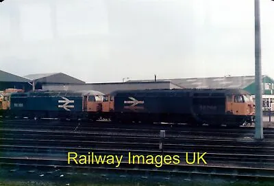 Railway Photo - 56096 Cardiff Canton Class 56 BR Blue C1980's • £2