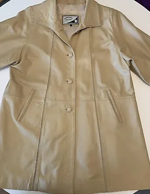 Vintage Apollo’s Lamb Leather Women’s Small Swing Coat Jacket Made In Turkey • $70