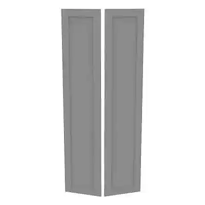 Homebase  Double Wardrobe Doors Matt Shaker Grey (H2128 X W446mm) • £70.05