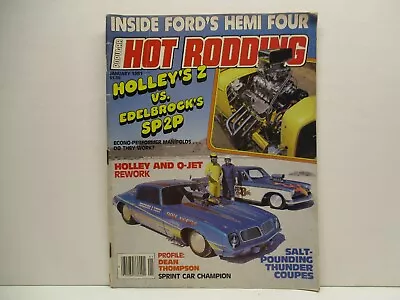 Jan. 1981 Hot Rodding Magazine Ford Chevy Dodge Mustang Mopar Camaro Car Truck • $8.49