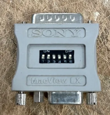 SONY MacView LX Adjustable DB-15 Male To VGA Female Adapter For Mac • $35