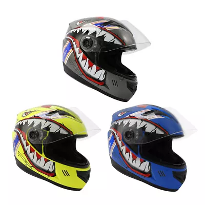 DOT Youth Kids Full Face Motorcycle Helmet Racing ATV Motocross Dirt Bike S~XXL • $43.99