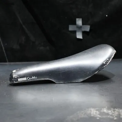 Vintage Selle San Marco / Bontrager Cro-Mo Bike Saddle - Black - Used • $30