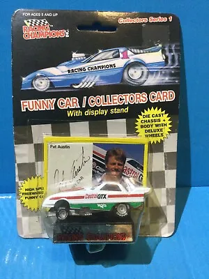 1989 Racing Champions Pat Austin Funny Car Dragster Castrol Gtx Nhra • $7.74