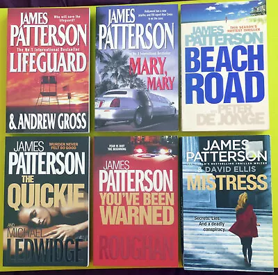 JAMES PATTERSON Bulk Lot Bundle Thriller Crime Mystery FBI Detective Alex Cross • $20