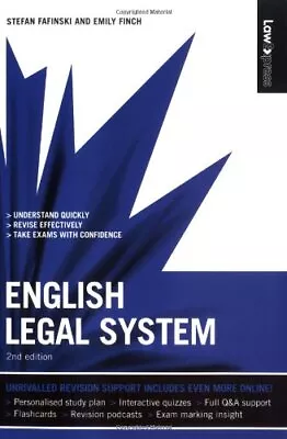 Law Express English Legal System 2nd Edition By Fafinski Stefan Paperback Book • £12.99