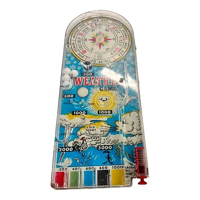 VINTAGE 1950's MARX DELUXE Weather  PINBALL GAME • $29