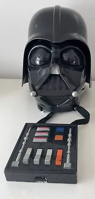 Hasbro Star Wars Darth Vader Helmet Mask Voice Changer Talking & Sounds 2004 • £19.99