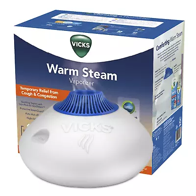 Vicks Warm Steam Vaporizer Humidifier 600 Sq Ft White V150RYUPC • $16.90