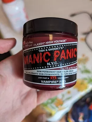 MANIC PANIC Vampire Red Hair Dye - Classic High Voltage - Semi Permanent Deep... • $11.99