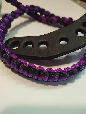 Acid Purple And Black Bling Sling Archery Bow Wrist Strap Free Ship Mathews  • $17.50