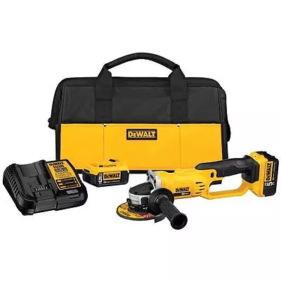 DEWALT DCG412P2 20V MAX Li-Ion 5.0 Ah Cordless Grinder Tool Kit • $499.99