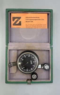 Zivy Switzerland Yarn Tension Meter Model Ten Original Case & Documentation • $70