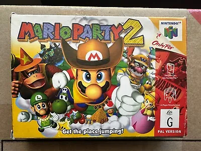 Mario Party 2 Nintendo N64 AUS PAL Version Boxed CIB🔥 Good Condition • $269