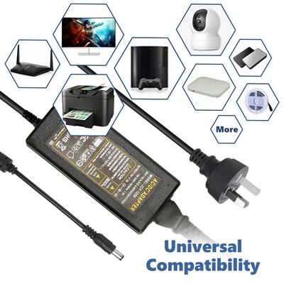 $14.24 • Buy AC/DC 5V 12V 5A 10A  LED Power Supply Adapter Transformer For LED Strip Lights