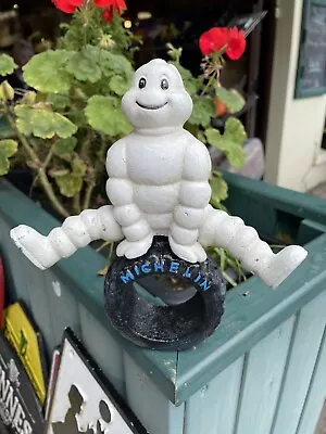 Michelin Man On Wheel Money Box • £35