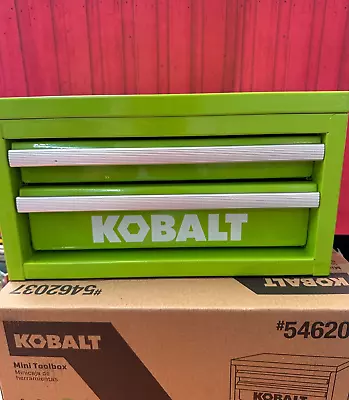 Ltd Ed .GREEN Kobalt Mini Toolbox - New In Box Scrapbook Grooming Organization • $75.99