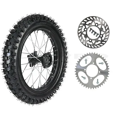 $185.07 • Buy 16  Rear Wheel 90/100-16 Tire Rim Brake Sprocket Dirt Pit Bike CR85 KX100 XR100