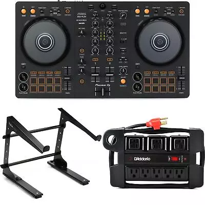 Pioneer DJ DDJ-FLX4 2-deck Rekordbox And Serato DJ Controller With Laptop Stand • $359
