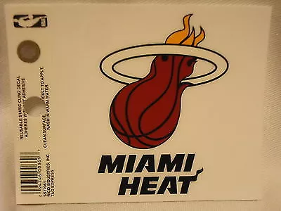 Miami Heat Static Cling Sticker NEW!! Window Or Car! • $7.49